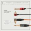 Peak Right Angle Black/Red Ultra RCA Cord 6.5 Feet - Image 2