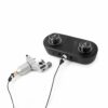 Peak Angled Black/White RCA Cord - Image 2
